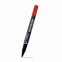 Mas 6414 Permanent Asetat CD Kalemi Çift Uçlu 0.5 & 1.0 mm - Kırmızı