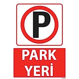 Park Yeri Uyarı Levhası U01034
