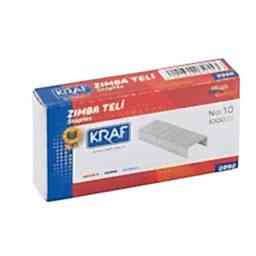 Kraf 225G Zımba Teli No:10 1000'li Kutu Beyaz