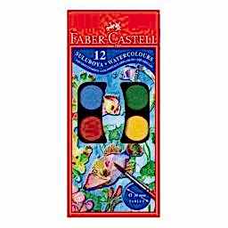 Faber Castell Sulu Boya Büyük Boy 12 Renk