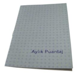 Dilman Aylık Puantaj Defteri Küçük
