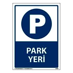 Park Yeri Uyarı Levhası 25X35 3mm U03139