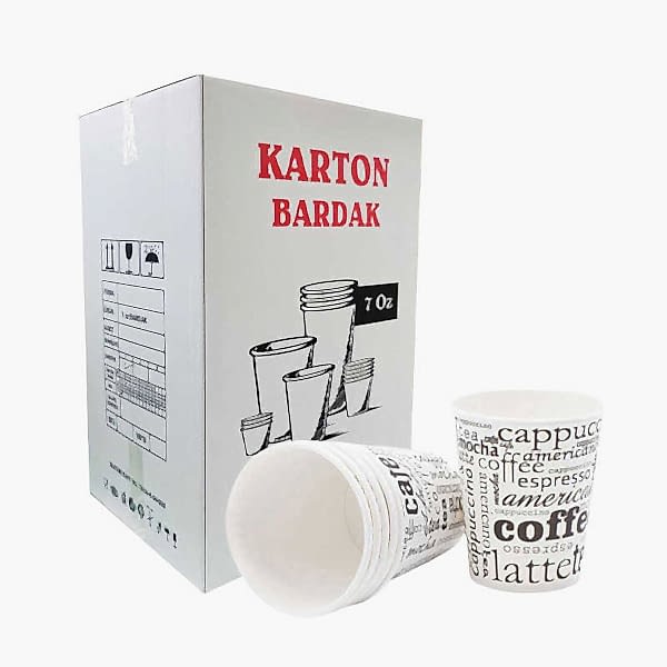 Taroks Coffee Desen Karton Bardak 7 Oz 3000 Adet