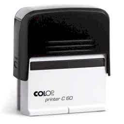 Colop C60 Otomatik Kaşe 37x76 mm Mavi Keçe