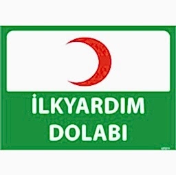 İlk Yardım Dolabı Uyarı Levhası U05019