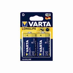 Varta Alkaline Longlife D Büyük Boy Pil LR20 2'li Paket