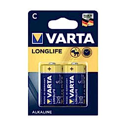 Varta Alkaline Longlife C Ortaboy Pil LR14 2'li Paket