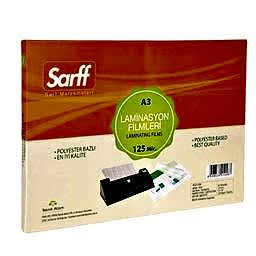 Sarff Laminasyon Filmi 125 Mikron A3 100'lü Paket