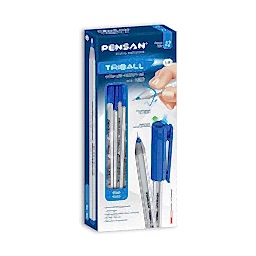 Pensan 1003 Triball Tükenmez Kalem İğne Uçlu 1.0 mm 12'li Paket - Mavi