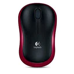 Logitech M185 Kablosuz Optik Mouse 1000 DPI Kırmızı