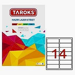 Taroks Lazer Etiket Tr-1014  99,1X38,1