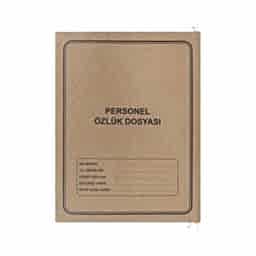 Tunakart P3003 Askılı Personel Özlük Dosyası 4 Bölmeli