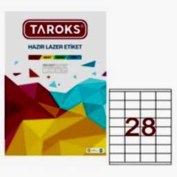 Taroks Lazer Etiket Tr-1028  52,5X41