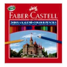 Faber Castell Kuru Boya Red Line Karton Kutu Tam Boy 24 Renk