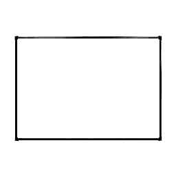 Panda Askılı Duvara Monte Laminant Yazı Tahtası 50 x 70 cm PAN 205