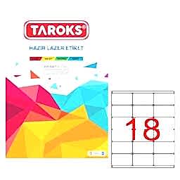 Taroks Lazer Etiket Tr-1218 70X46