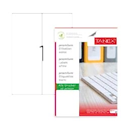 Tanex Lazer Etiket Tw-2297 105 X 297 mm