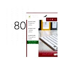 Tanex TW-2180 Lazer Etiket 37 x 14.25 mm