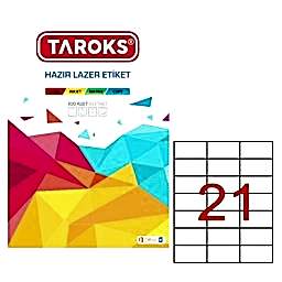 Taroks Lazer Etiket Tr-1124 70X42,43