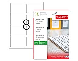 Tanex TW-2008 Lazer Etiket 99,1 x 67,7 mm