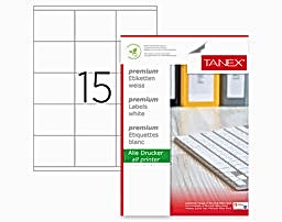 Tanex TW-2115 Lazer Etiket 70 x 56 mm