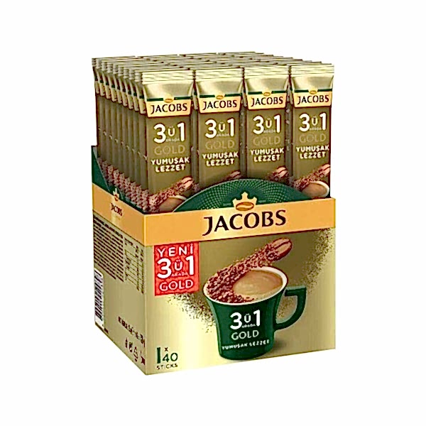 Jacobs Kahve 3 ü 1 Arada Yumuşak Lezzet 18 g x 40 Adet