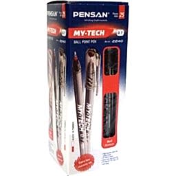 Pensan 2240 My-Tech Tükenmez Kalem İğne Uçlu 0.7 mm 25'li Paket - Kırmızı