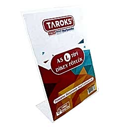 Taroks Föylük A5 Dikey L Tipi Pleksi