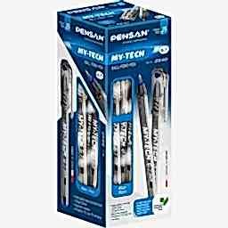 Pensan 2240 My-Tech Tükenmez Kalem İğne Uçlu 0.7 mm 25'li Paket - Mavi