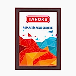 Plastik Açılır Çerçeve A4 Kahverengi