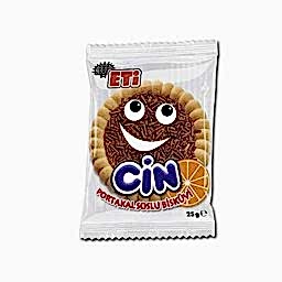 Eti Cin Portakallı Bisküvi 25 gr 36'lı Paket