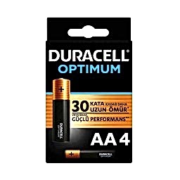 Duracell Optimum Alkalin Pil AA 4'lü