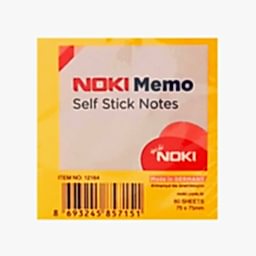 Noki Yapışkanlı Not Kağıdı Turuncu 75x75