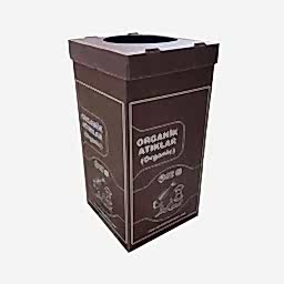 Organik Sıfır Atık Geri Dönüşüm Kutusu Kahverengi 