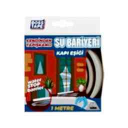 Boss Tape Kendinden Yapışkanlı Duş Kapı Eşiği Su Bariyer Bandı 27 mm x 1 m Beyaz