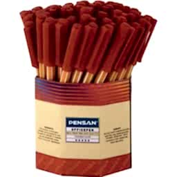 Pensan 1010 Ofispen Tükenmez Kalem 1.0 mm 60'lı Paket - Kırmızı