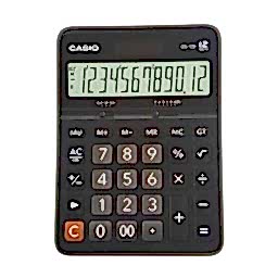 Casio DX-12B-BK  Masaüstü Hesap Makinesi 12 Haneli