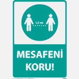 Mesafeni Koru Uyarı Levhası U10128