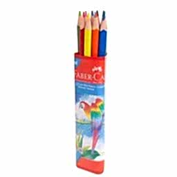 Faber Castell Kuru Boya Kalemi Üçgen Kutu 12 Renk