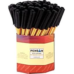 Pensan 1010 Ofispen Tükenmez Kalem 1.0 mm 60'lı Paket - Siyah