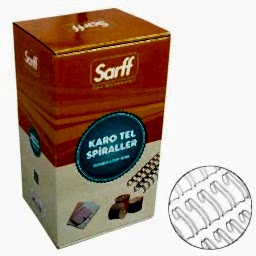 Sarff Spiral Jbı Karo Tel 7/16 100'lü Paket - Beyaz