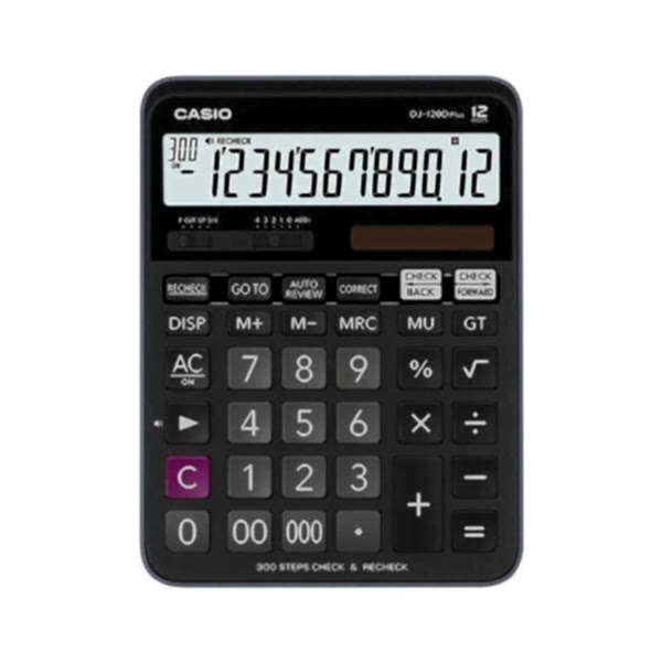 Casio DJ-120D Plus Masaüstü Hesap Makinesi 12 Haneli
