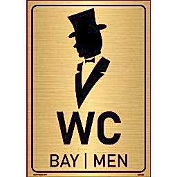 Bay WC Uyarı Levhası 17x24 cm U08188