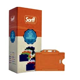 Sarff Kart Muhafaza Kabı Yatay 50'li Paket Turuncu 15323019