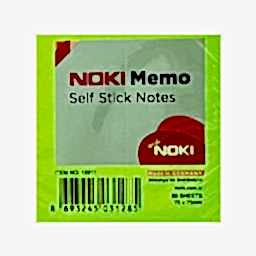 Noki Yapışkanlı Not Kağıdı Yeşil 75x75