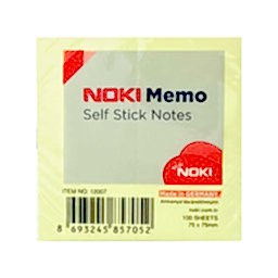 Noki Yapışkanlı Not Kağıdı Sarı 75x75 