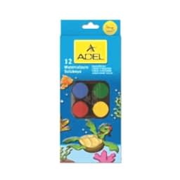 Adel 932 Sulu Boya Büyük Boy 30 mm 12 Renk
