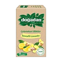 Doğadan Bitki Çayı Zencefil Limonlu 18'li Paket
