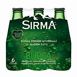 Sırma Maden Suyu Cam Şişe 200 ml x 6 Adet