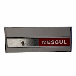 Kapı İsimliği No:6 Serbest-Meşgul Geçişli